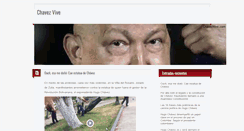 Desktop Screenshot of chavezvive.com