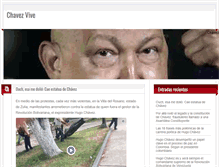 Tablet Screenshot of chavezvive.com